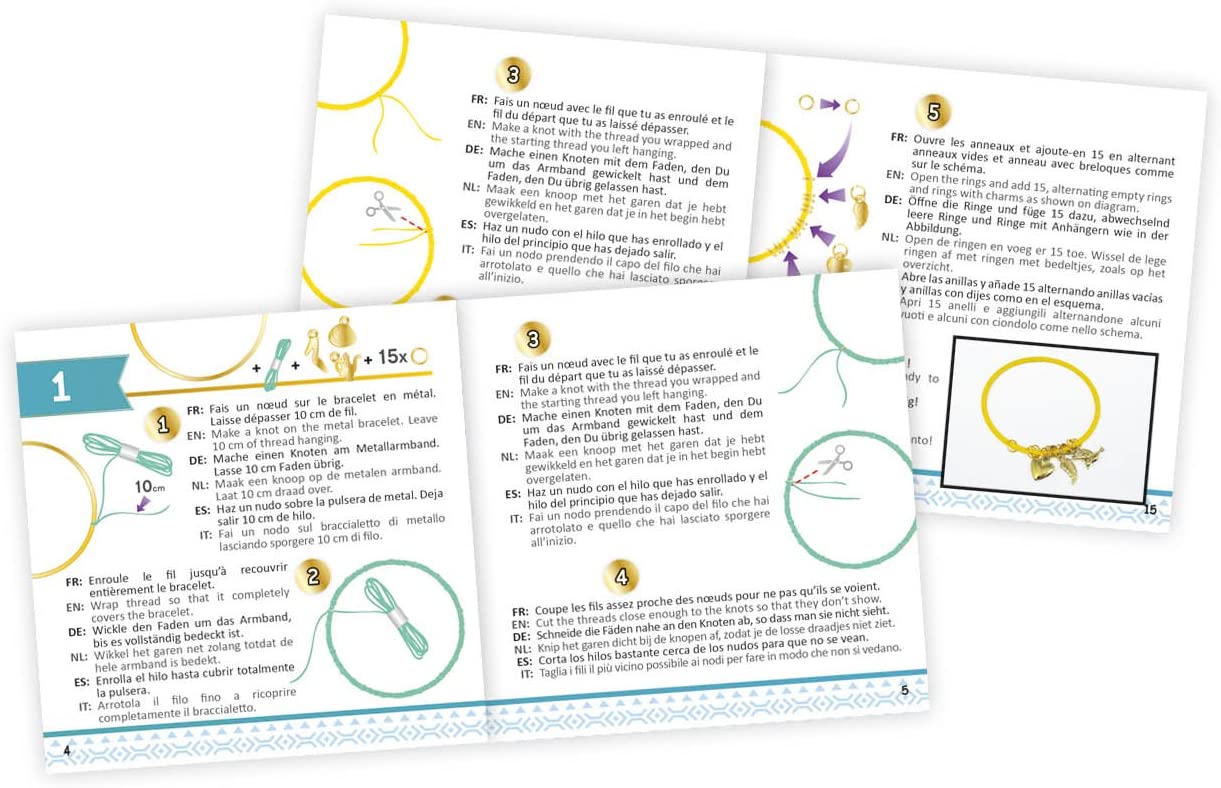 Be Teens Braccialetti Fai da Te Arrotolati - Gioielli Bambina - Buki France - immagine 2