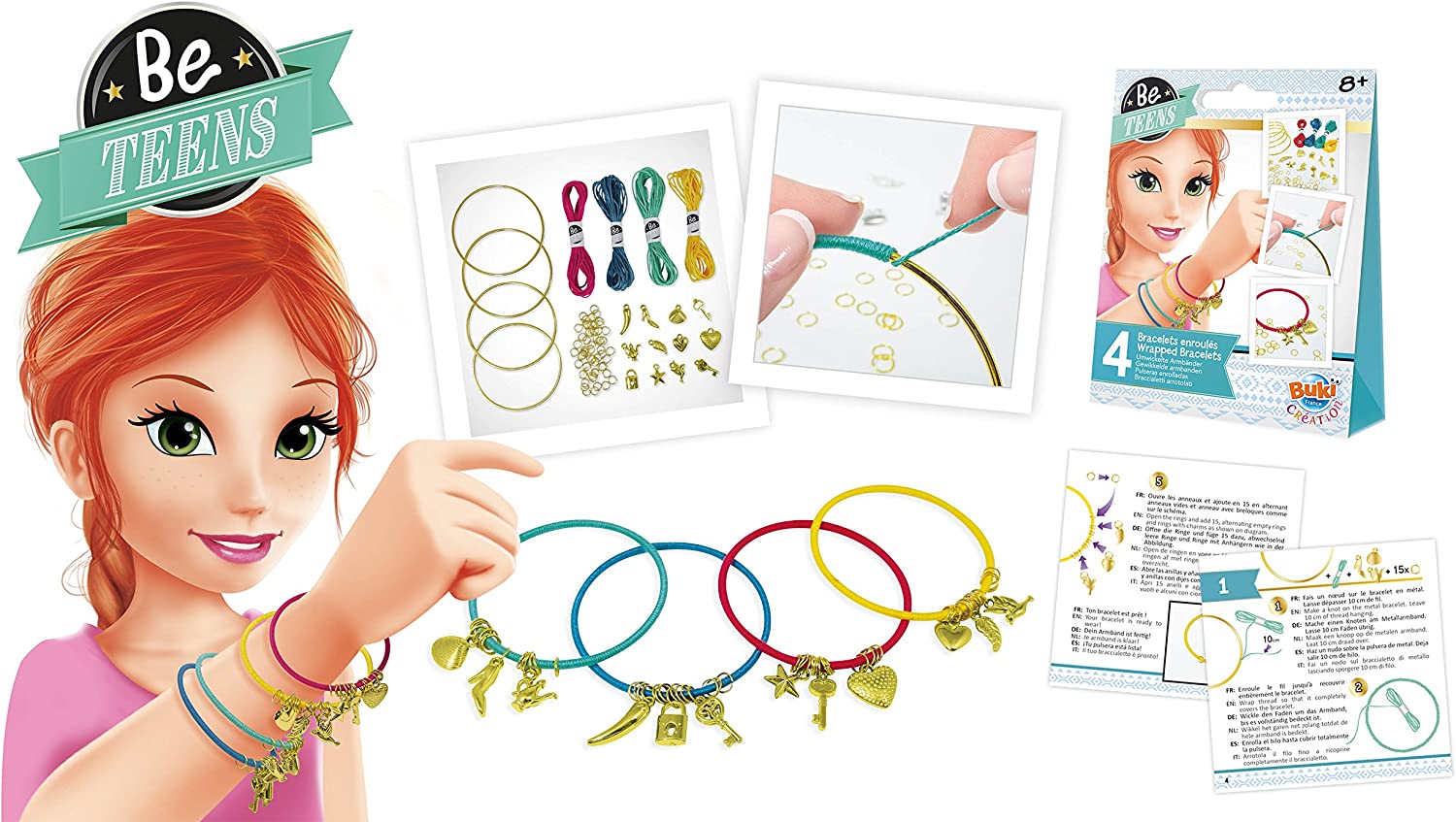 Be Teens Braccialetti Fai da Te Arrotolati - Gioielli Bambina - Buki France - immagine 4