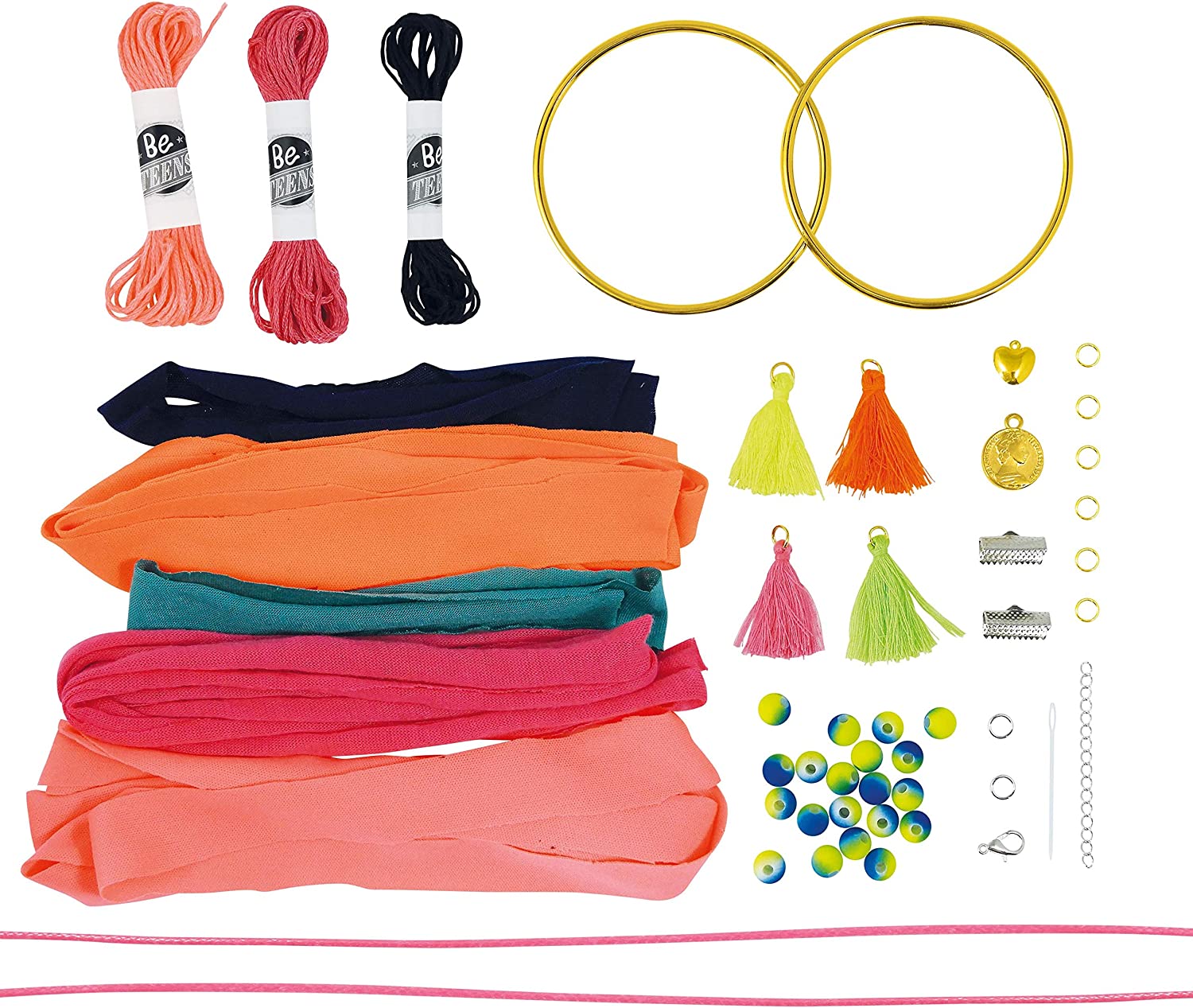 Kit Gioielli Fai da Te - Braccialetti fosforescenti - Buki France BE209 - immagine 2