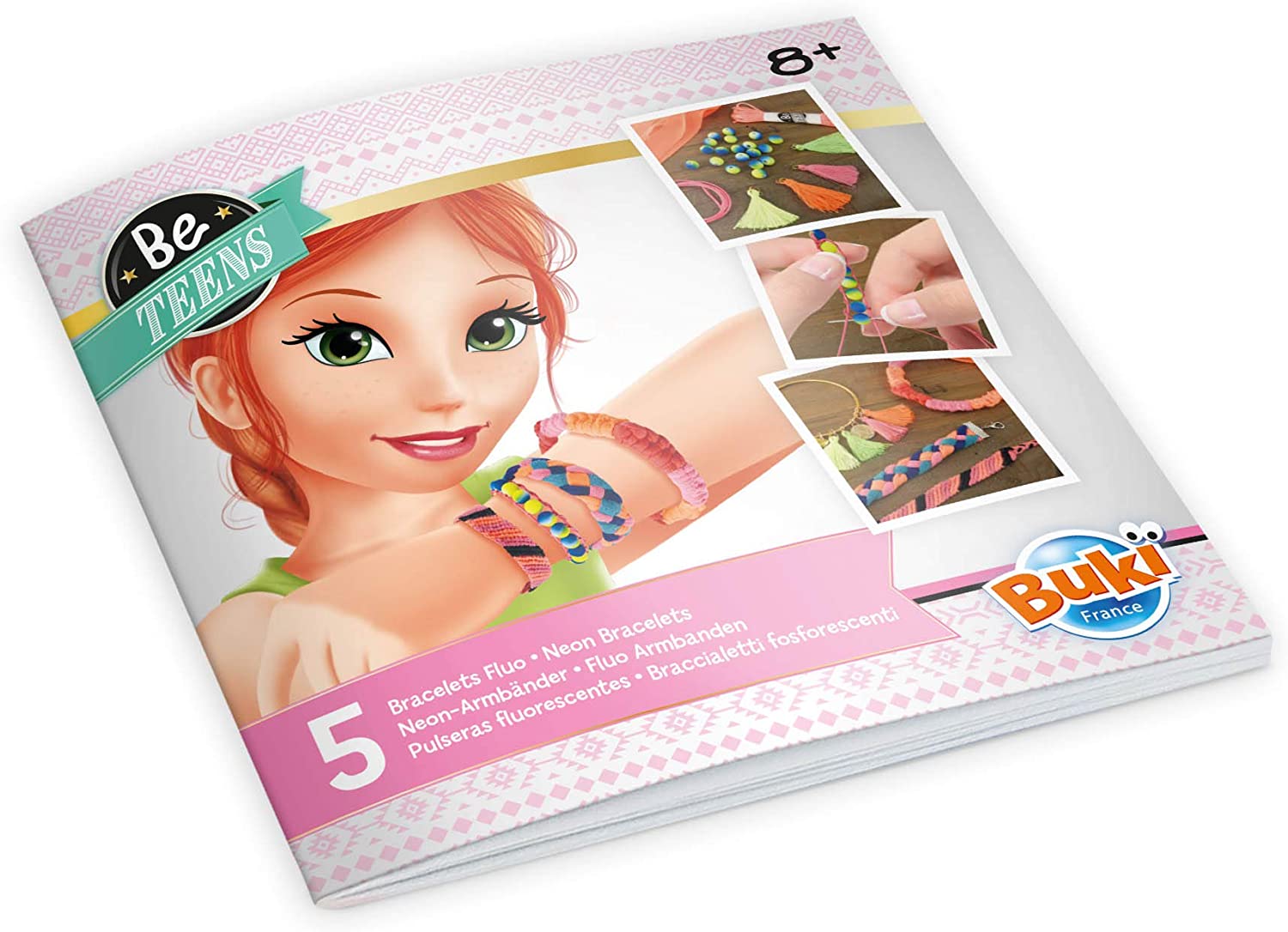 Kit Gioielli Fai da Te - Braccialetti fosforescenti - Buki France BE209 - immagine 4