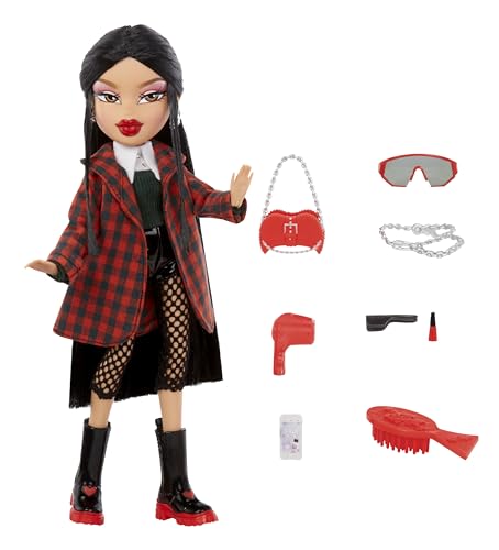 Bratz Jade, Fashion Doll con 10 accessori e poster da 6+ anni