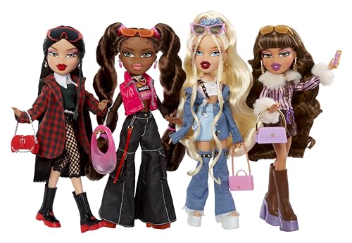 Bratz Sasha, Fashion Doll con 10 accessori e poster, da 6+ anni