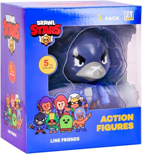 Brawl Stars CROW, Personaggio giocattolo da collezione 11,4 cm