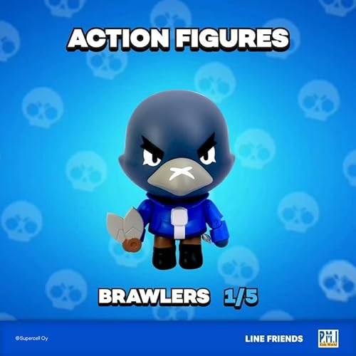 Brawl Stars CROW, Personaggio giocattolo da collezione 11,4 cm