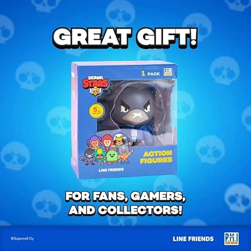 Brawl Stars CROW, Personaggio giocattolo da collezione 11,4 cm
