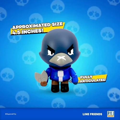 Brawl Stars CROW, Personaggio giocattolo da collezione 11,4 cm