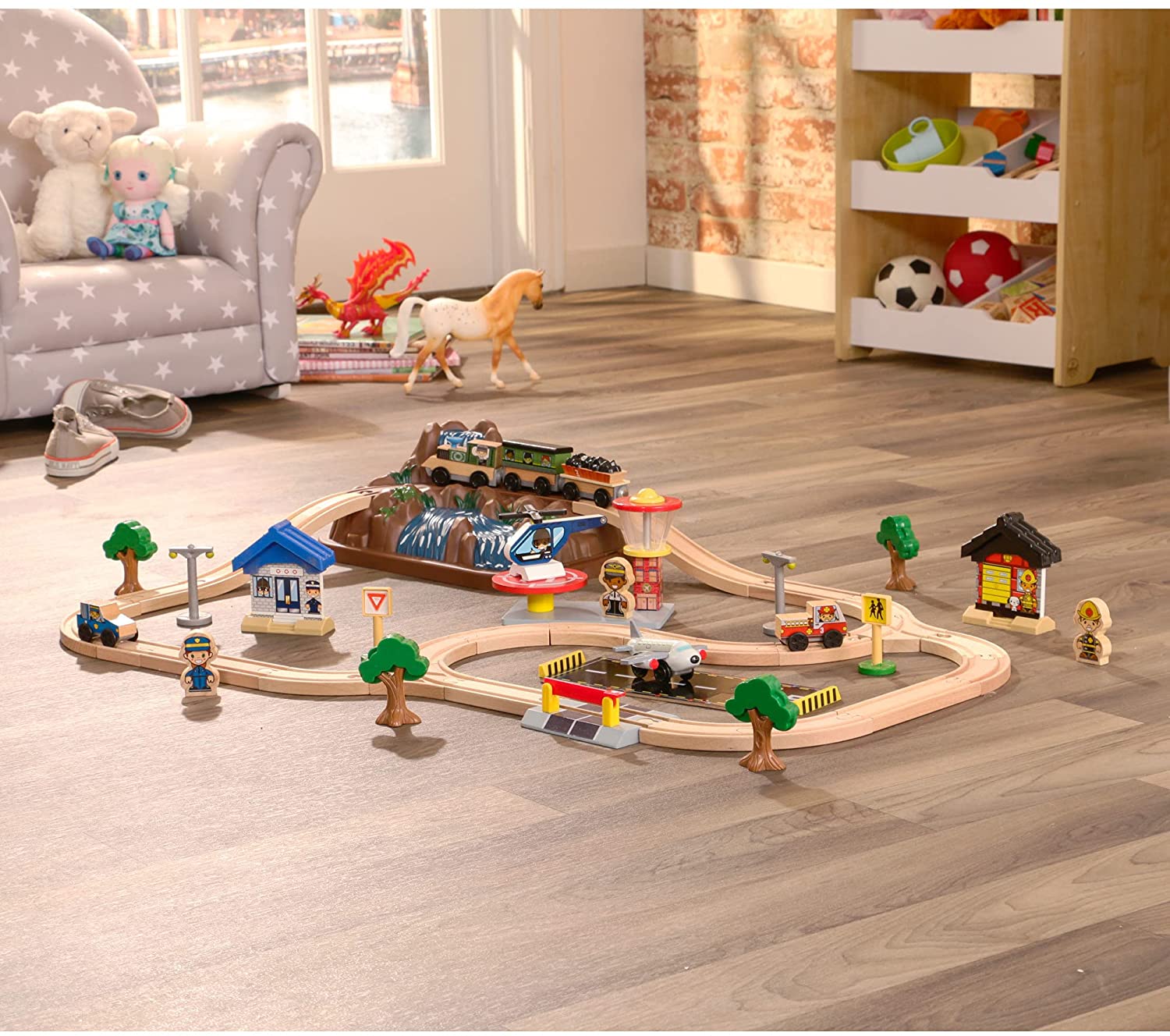 Set trenino in legno KidKraft 17826