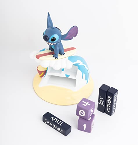 Calendario da tavolo Disney Stitch, con mesi e giorni 12 cm