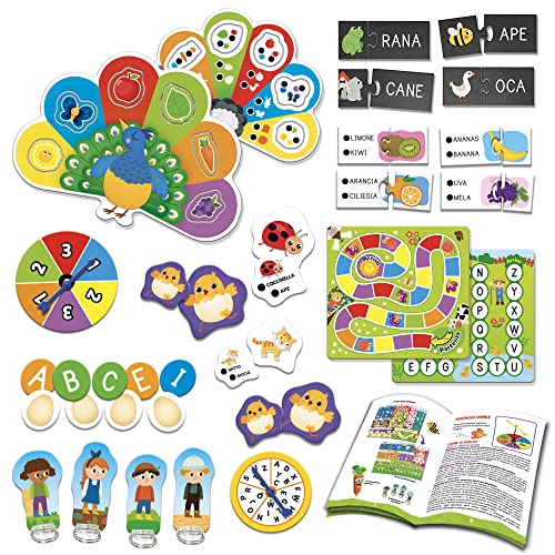 Carotina 50 Giochi Per Bambini da 3 a 6 anni - Lisciani Giochi 76710