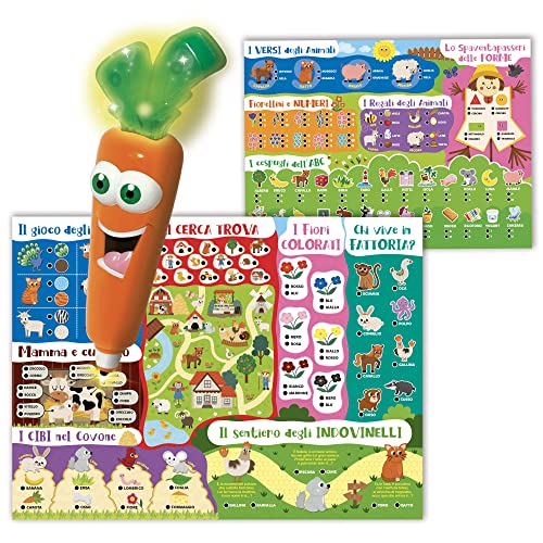 Carotina 50 Giochi Per Bambini da 3 a 6 anni - Lisciani Giochi 76710
