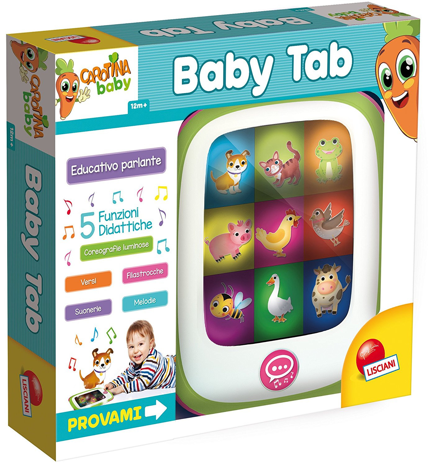 Carotina Baby Tab - Tablet per bambini Lisciani Giochi
