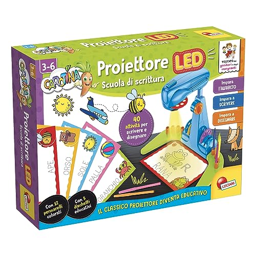 Carotina Proiettore scuola di lettura e scrittura - Lisciani Giochi