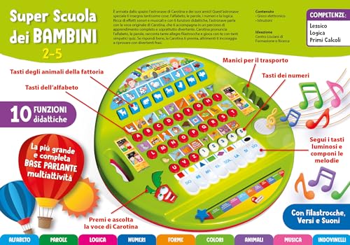 Carotina Super Scuola, da 2 a 5 anni -  Lisciani Giochi 95070