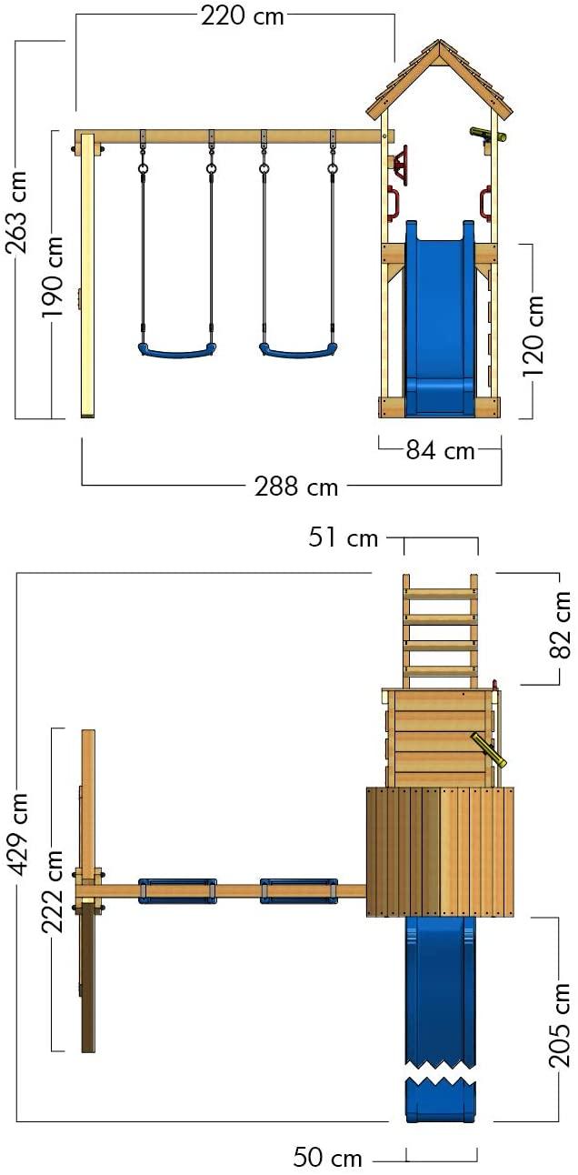 Casetta parco giochi per bambini - Wickey