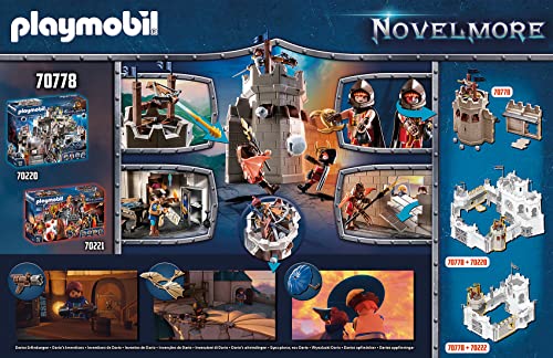Castello Playmobil Novelmore, Gioco di costruzioni per bambini da 5 anni