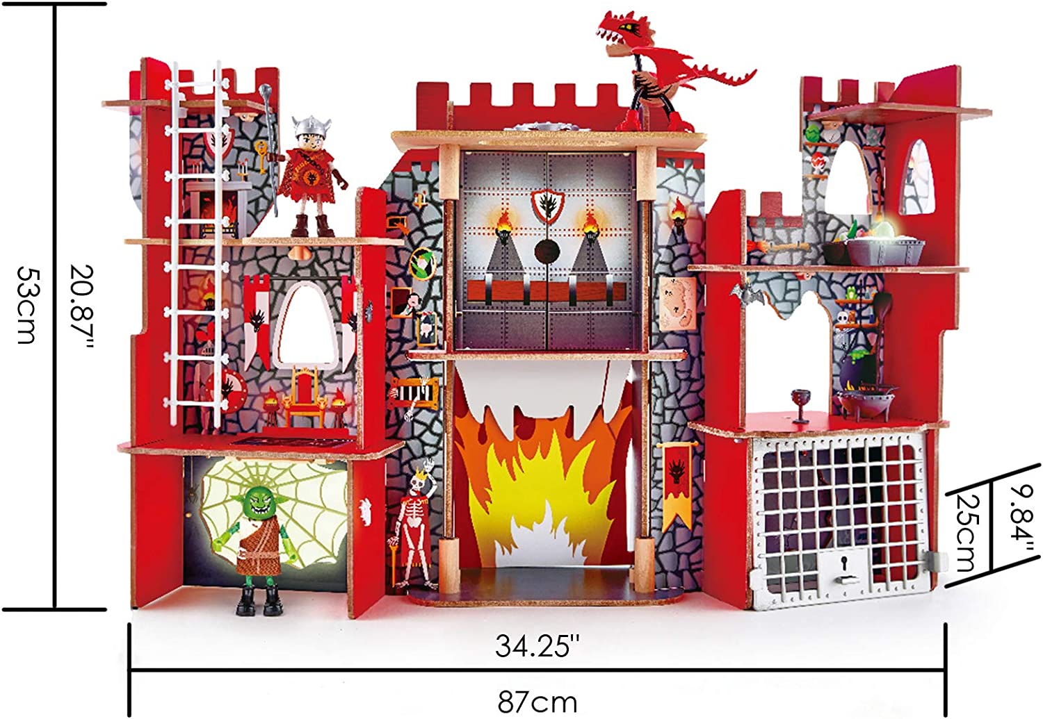 Castello Vichingo in legno - Hape - immagine 2