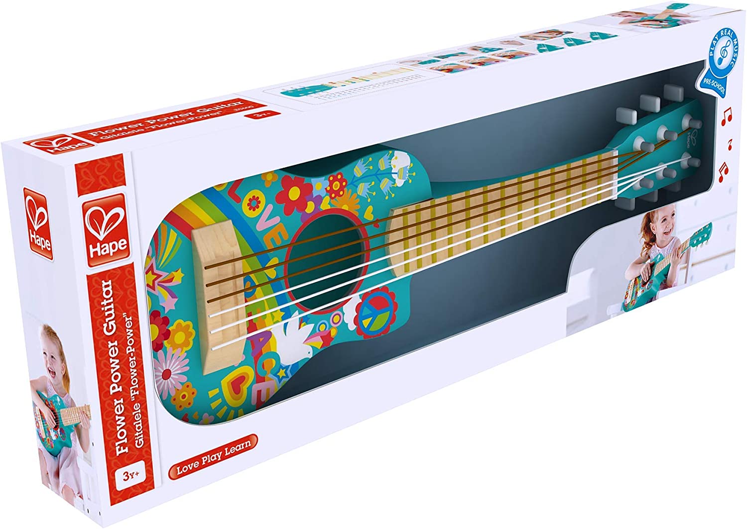 Chitarra per bambini in legno Laguna Blu - Hape E0600 - immagine 1