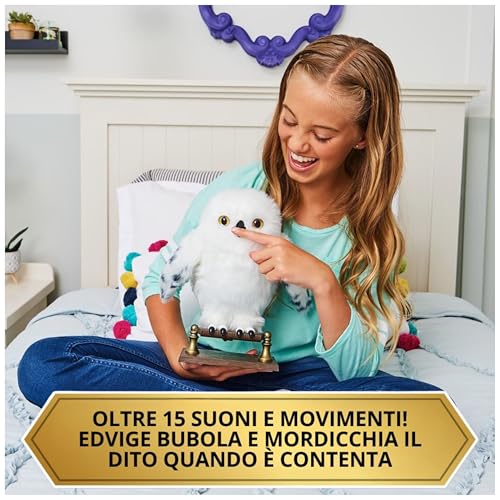 Civetta Edvige interattiva di Harry Potter,  con 15 suoni e movimenti, dai 5 anni in su - Wizarding World
