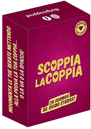 Scoppia la Coppia - Giochi per coppie di carte, Idea Regalo di San Valentino per lui e per lei