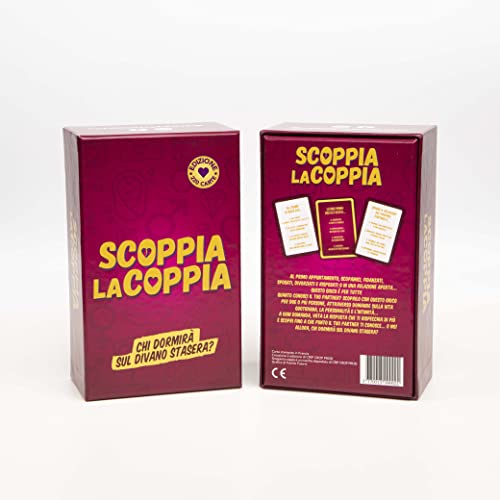Scoppia la Coppia - Giochi per coppie di carte, Idea Regalo di San Valentino per lui e per lei