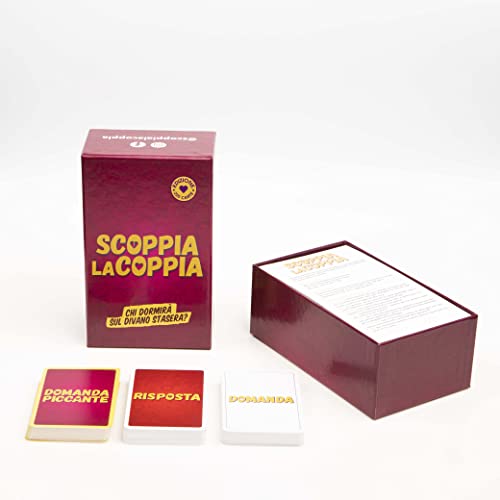 Scoppia la Coppia - Giochi per coppie di carte, Idea Regalo di San Valentino per lui e per lei