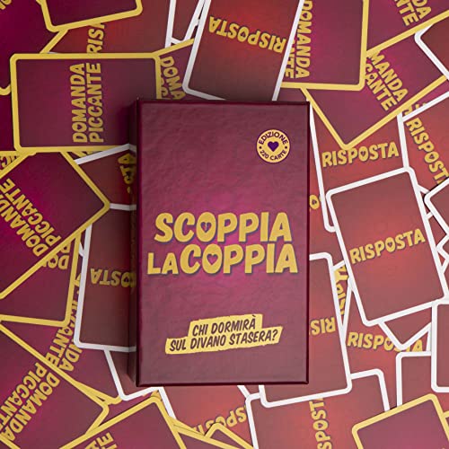 Scoppia la Coppia - Giochi per coppie di carte, Idea Regalo di San Valentino per lui e per lei