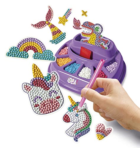 Clementoni Idea - Sparkly Creations, Gioco con perline da 7+ anni, 18746