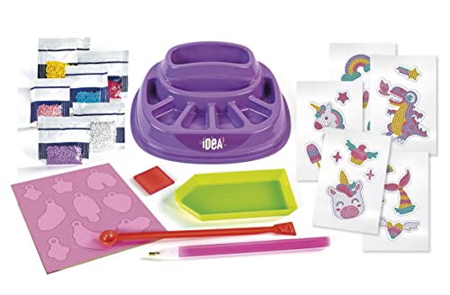 Clementoni Idea - Sparkly Creations, Gioco con perline da 7+ anni, 18746