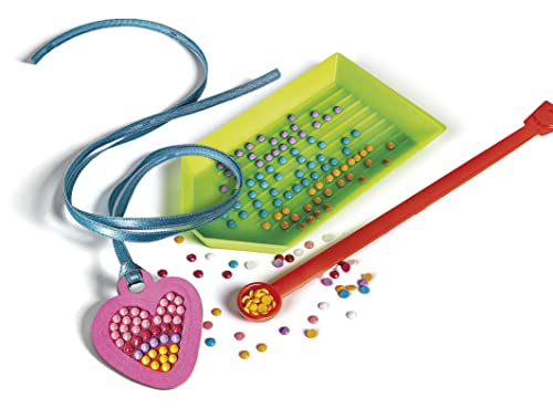 Clementoni Idea - Sparkly Creations, Gioco con perline da 7+ anni, 18746