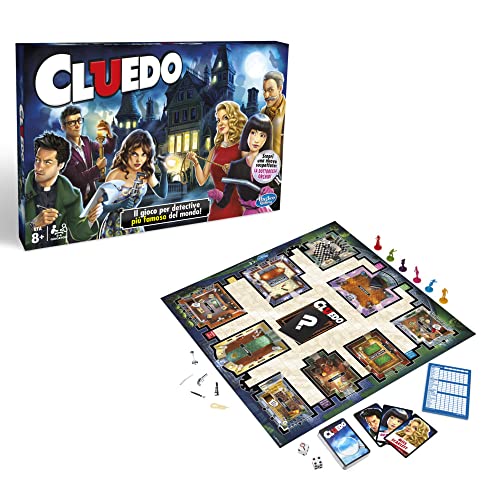 Cluedo, Gioco da Tavolo - Versione Classica  Hasbro Gaming