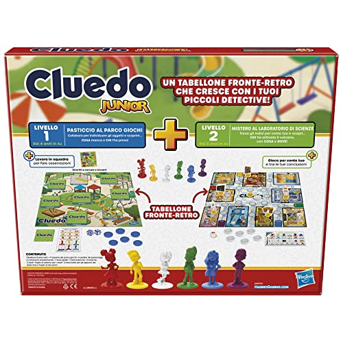 Cluedo Junior per bambini da 4 anni, Gioco da Tavolo - Hasbro Gaming
