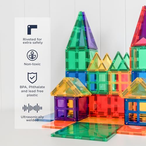 CONNETIX Arcobaleno Pacchetto Creativo, gioco di costruzione per bambini con 102 Pezzi - Giocattolo STEAM