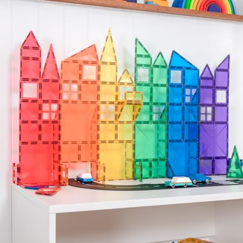 CONNETIX Arcobaleno Pacchetto Creativo, gioco di costruzione per bambini con 102 Pezzi - Giocattolo STEAM