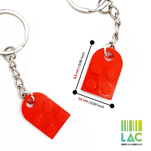 Coppia di Portachiavi a Cuore - Regalo di San Valentino per Lui e per Lei