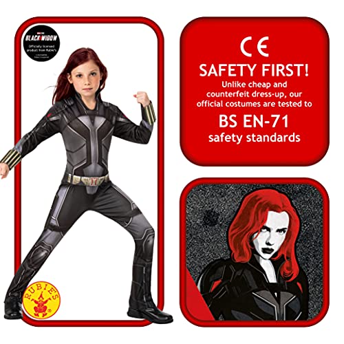 Costume Black Widow da bambina, Rubies