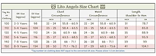 Costume da Sirenetta, Vestito Ariel Sirena, taglia da 2 a 9 Anni - Lito Angels