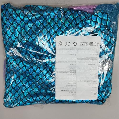Costume da Sirenetta, Vestito Ariel Sirena, taglia da 2 a 9 Anni - Lito Angels