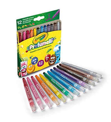 CRAYOLA Profumelli - 52 Colori Profumati punta fine e media, tempere, pastelli a cera