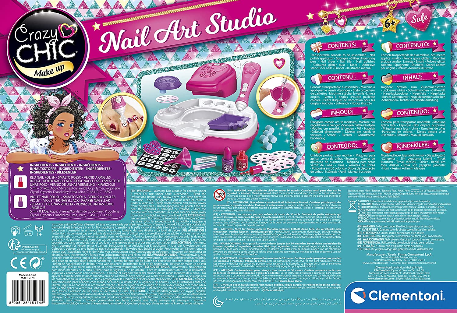 Crazy chic unghie bambina