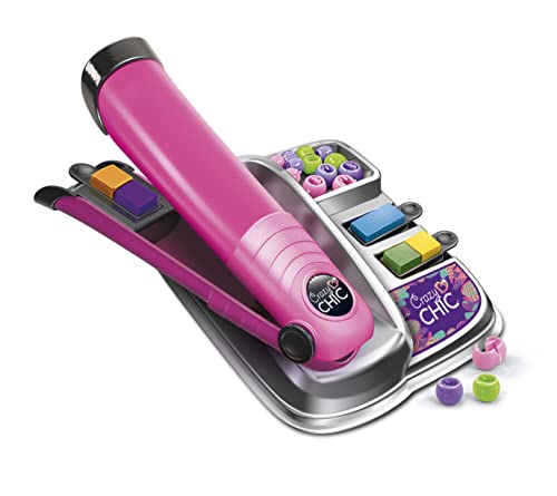 Crazy Chic Trendy Hairstyle, Piastra per Capelli e Gioco Creativo e Trucchi per Bambine da 6 anni - Clementoni