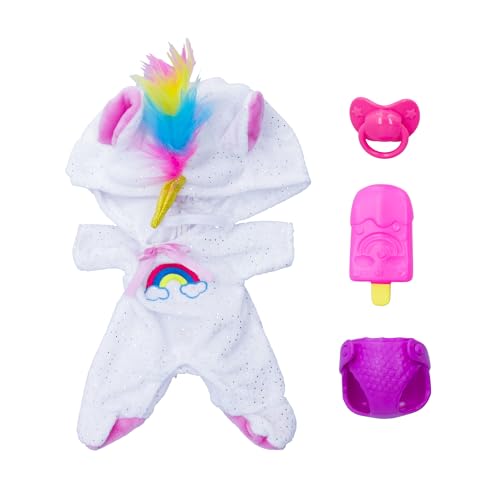 Cry Babies con piagiamino da unicorno, bambola interattiva che piange lacrime vere, da 18 mesi