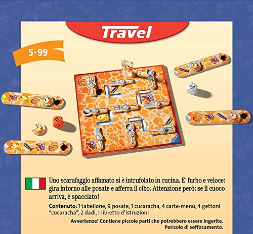 La Cucaracha Versione Gioco tascabile da viaggio per Bambini e Adulti - Ravensburger