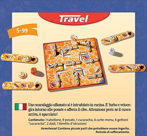 La Cucaracha Versione Gioco tascabile da viaggio per Bambini e Adulti - Ravensburger