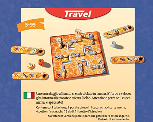 La Cucaracha Versione Gioco tascabile da viaggio per Bambini e Adulti - Ravensburger