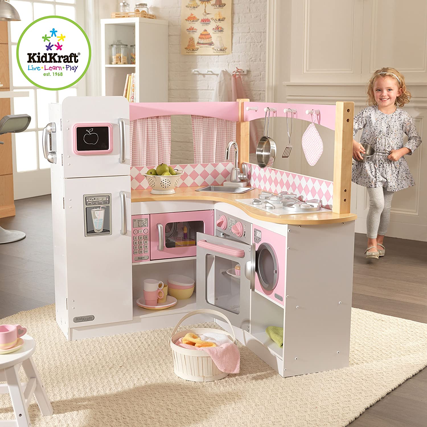 Cucina giocattolo in legno ad angolo - Kidkraft