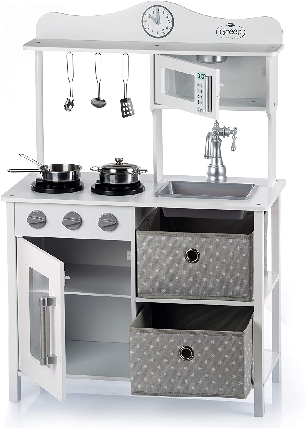 cucina giocattolo in legno per bambini