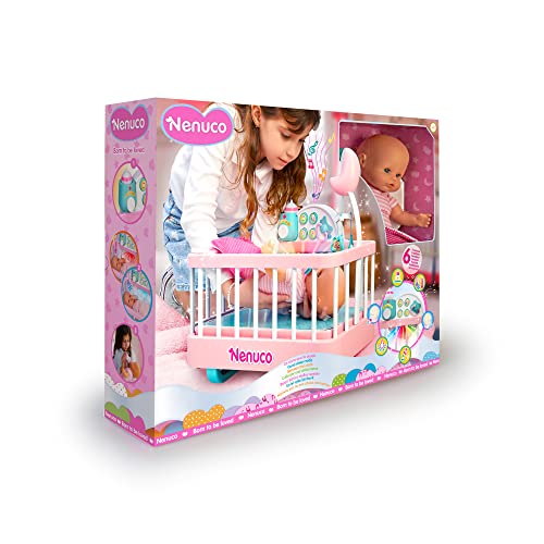 Nenuco Culla - Bambola con culla dolce nanna, per bambine da 3 anni - Famosa