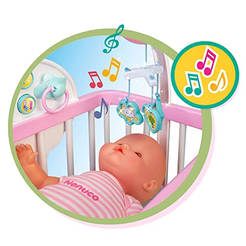 Nenuco Culla - Bambola con culla dolce nanna, per bambine da 3 anni - Famosa