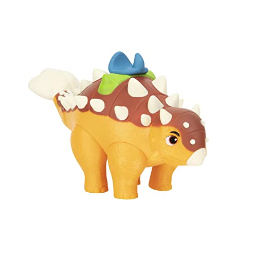 Dino Ranch Ankylosaurus, Playset con Dinosauro di 10 cm, da 3 Anni - Giochi Preziosi