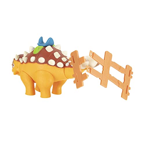 Dino Ranch Ankylosaurus, Playset con Dinosauro di 10 cm, da 3 Anni - Giochi Preziosi